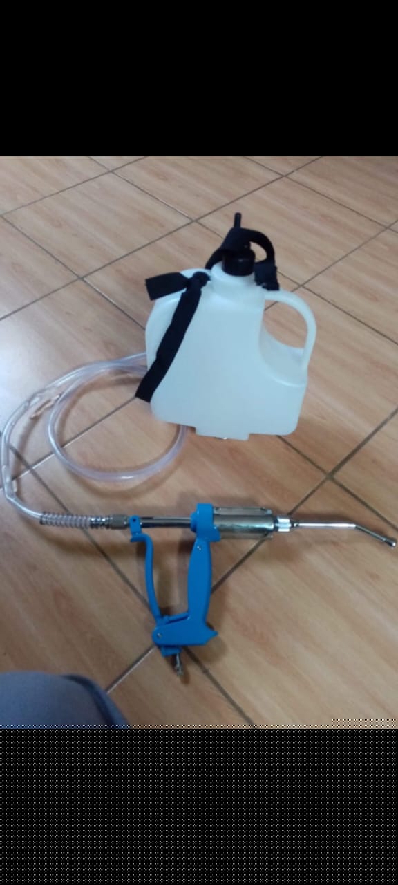 Metallic automatic drenching gun 50ml